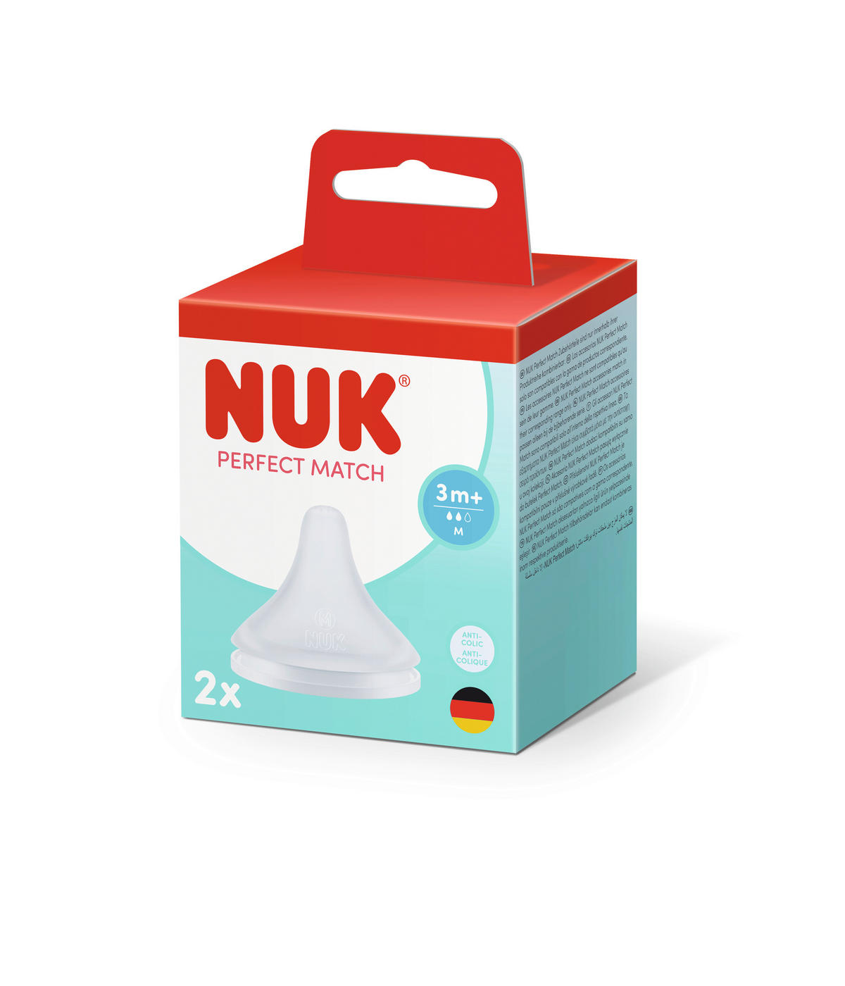 FLÄSCHCHENSAUGER  - Klar, Basics, Kunststoff (6.3/6.9/11cm) - NUK