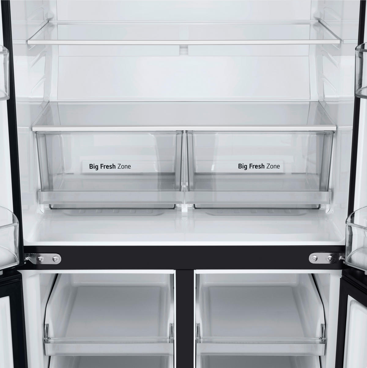 MULTI-DOOR 83.5/178.7/73 cm GMV860EPDE  - Schwarz, Trend, Glas/Kunststoff (83.5/178.7/73cm) - LG