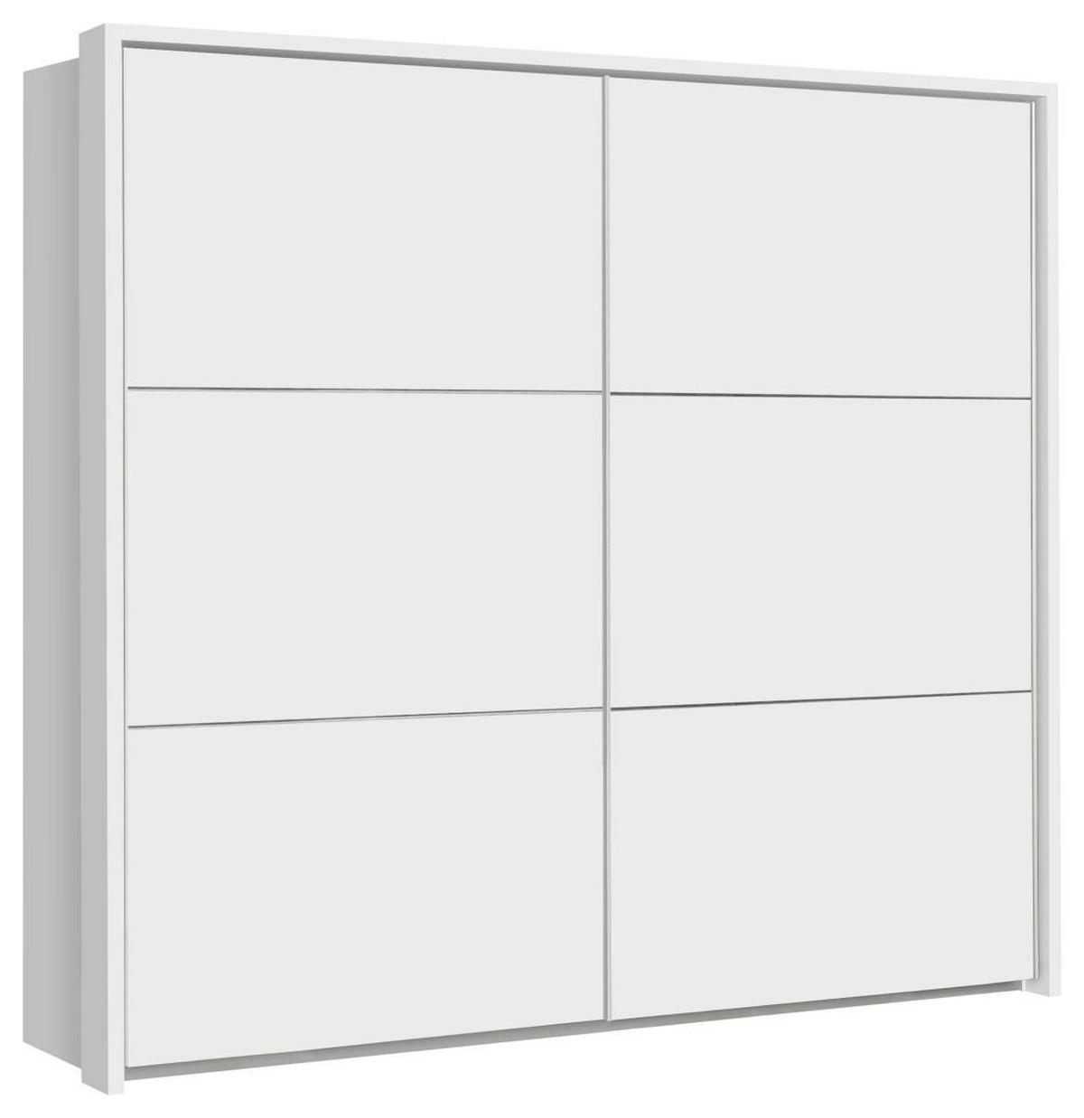 PASSEPARTOUTRAHMEN 231/215/24 cm Weiß  - Weiß, Design, Holzwerkstoff (231/215/24cm) - Ti'me