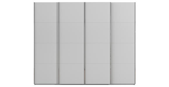 SCHWEBETÜRENSCHRANK 271/223/68 cm 4-türig Grau - Chromfarben/Grau, Design, Holzwerkstoff/Metall (271/223/68cm) - Novel