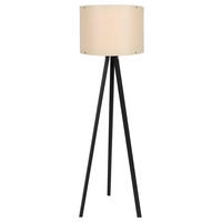 STEHLEUCHTE 38/145 cm    - Schwarz, Design, Holzwerkstoff/Kunststoff (38/145cm) - P & B