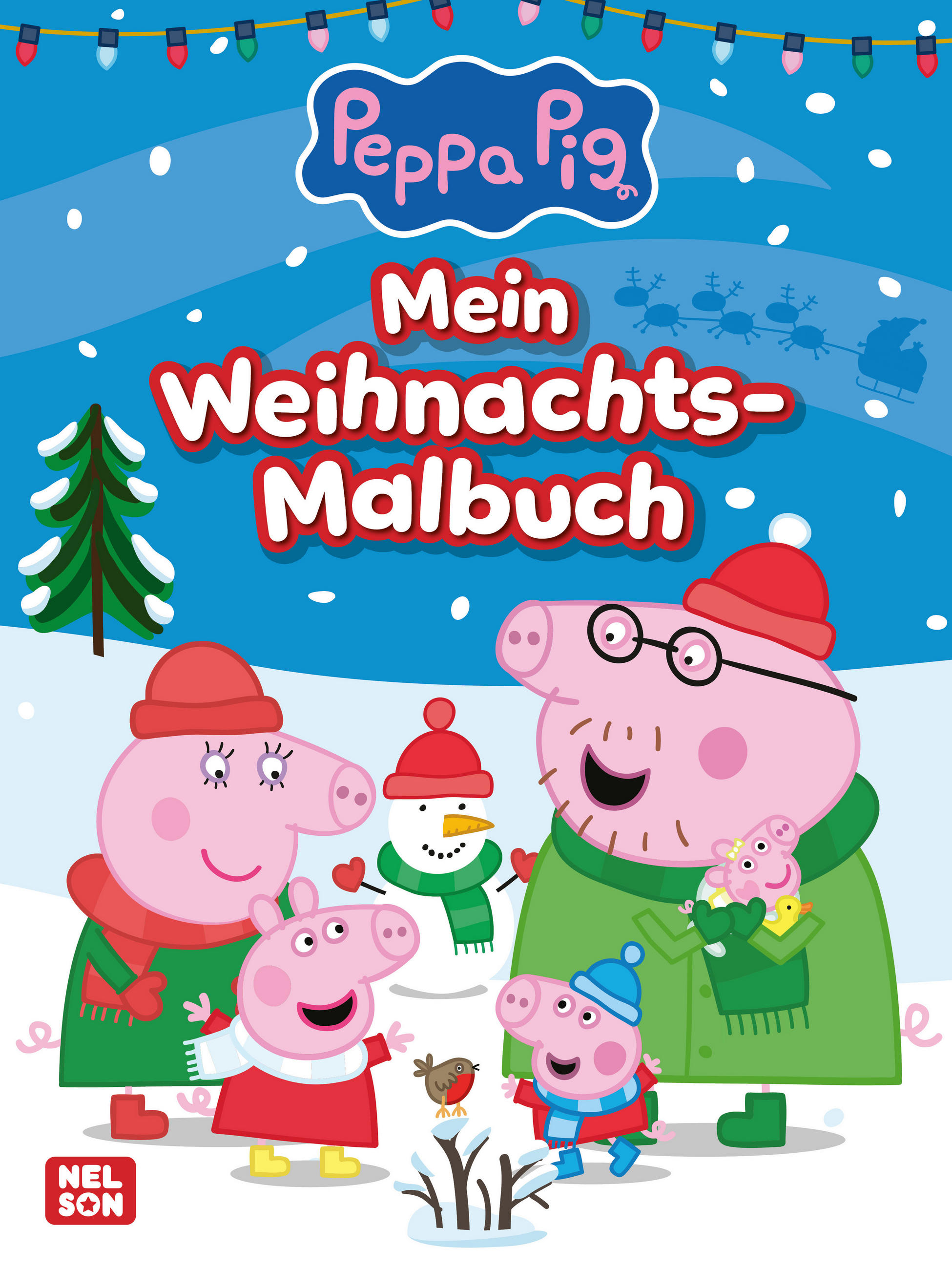 MALBUCH Peppa Wutz Ausmalbilder: Mein Weihnachtsmalbuch  - Multicolor, Basics, Papier (21/28/0,5cm)