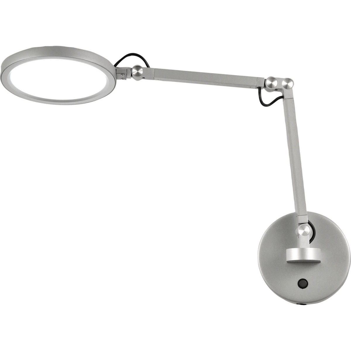 LED-WANDLEUCHTE Regina 12/max 45/max 64 cm   - Alufarben, Design, Metall (12/max 45/max 64cm) - Fabas Luce