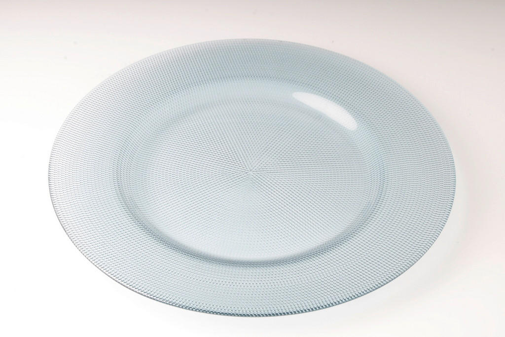 SERVERINGSFAT 33 cm  - ljusblå, Klassisk, glas (33cm) - Novel