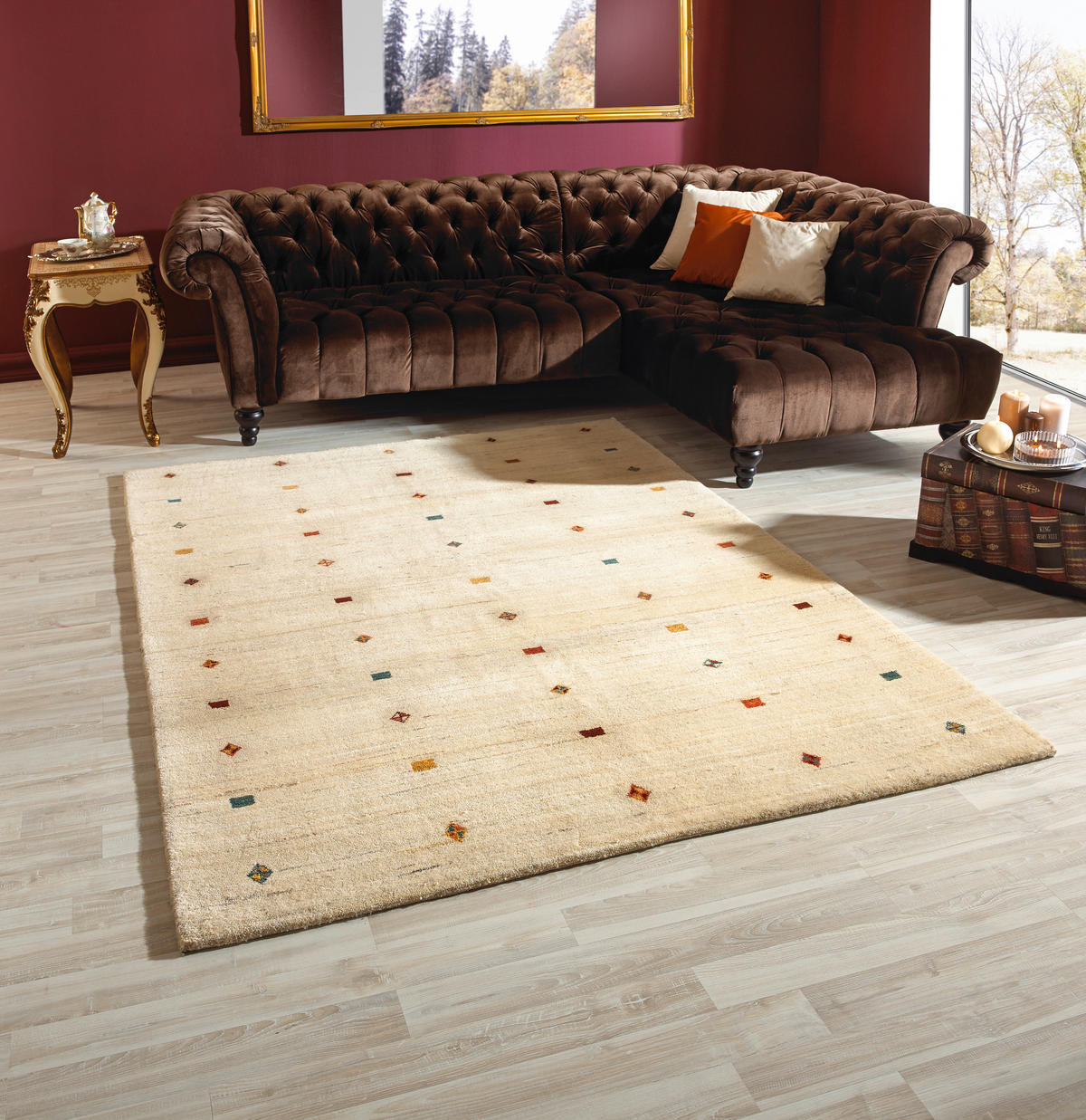 ORIENTÁLNY KOBEREC, 120/180 cm, krémová - krémová, Lifestyle, textil (120/180cm) - Cazaris