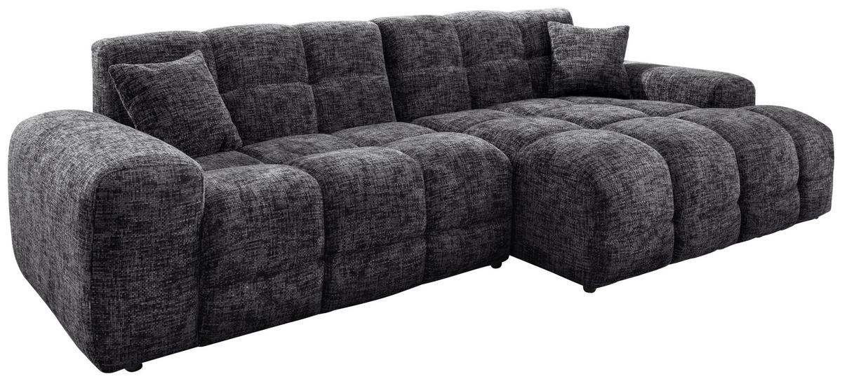 Freisteller von Livetastic ECKSOFA Bosco Schwarz Struktur.