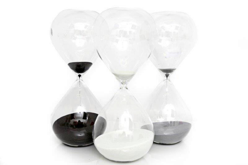 HOMOKÓRA 15/40/15 cm   - átlátszó, Basics, kő/Üveg (15/40/15cm)