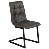 STOLICA  smeđa, siva  tekstil      - siva/smeđa, Design, tekstil/metal (46/88,5/58,5cm) - Carryhome