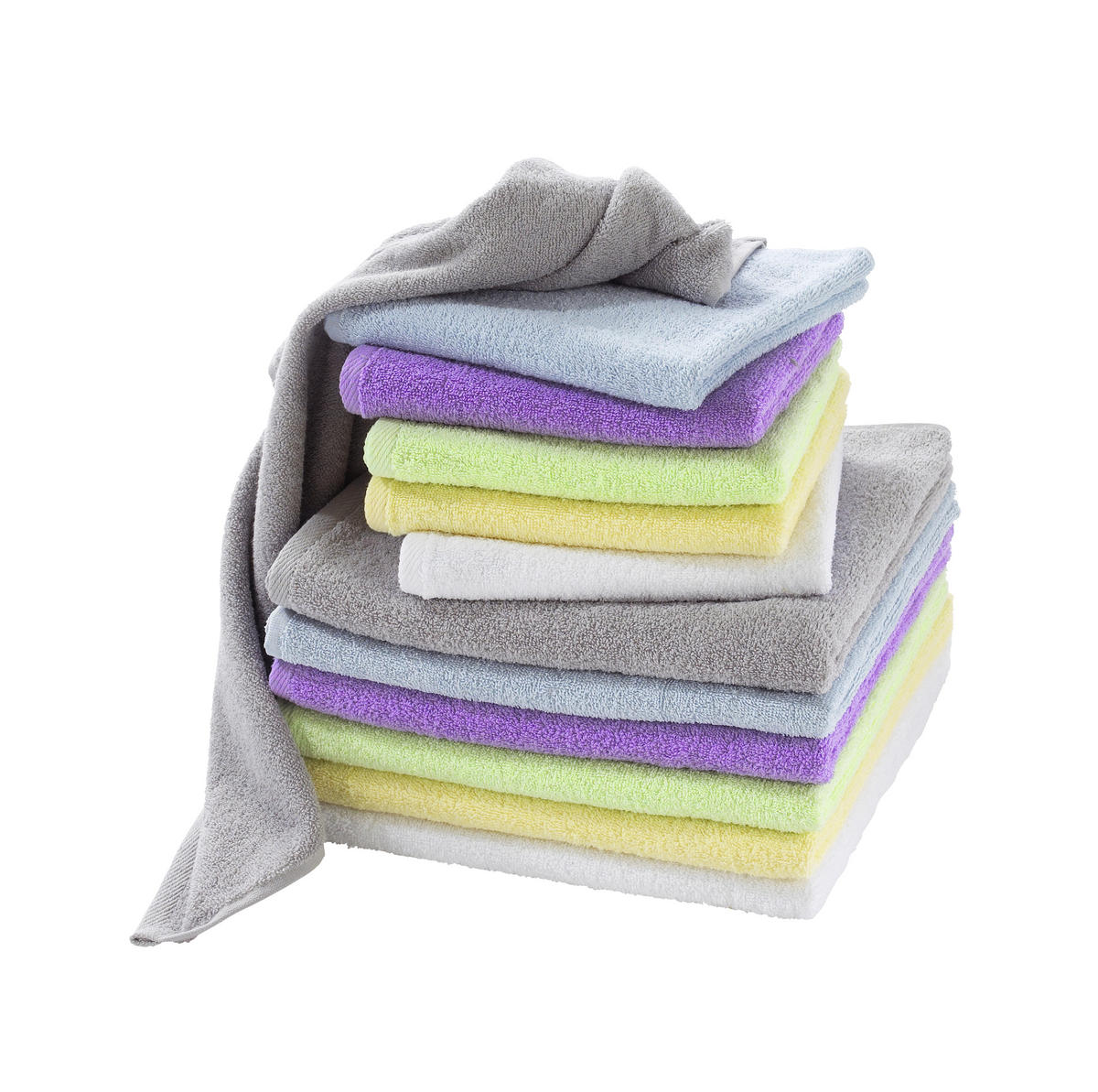RUČNÍK, 50/100 cm, světle žlutá - světle žlutá, Basics, textil (50/100cm) - Boxxx
