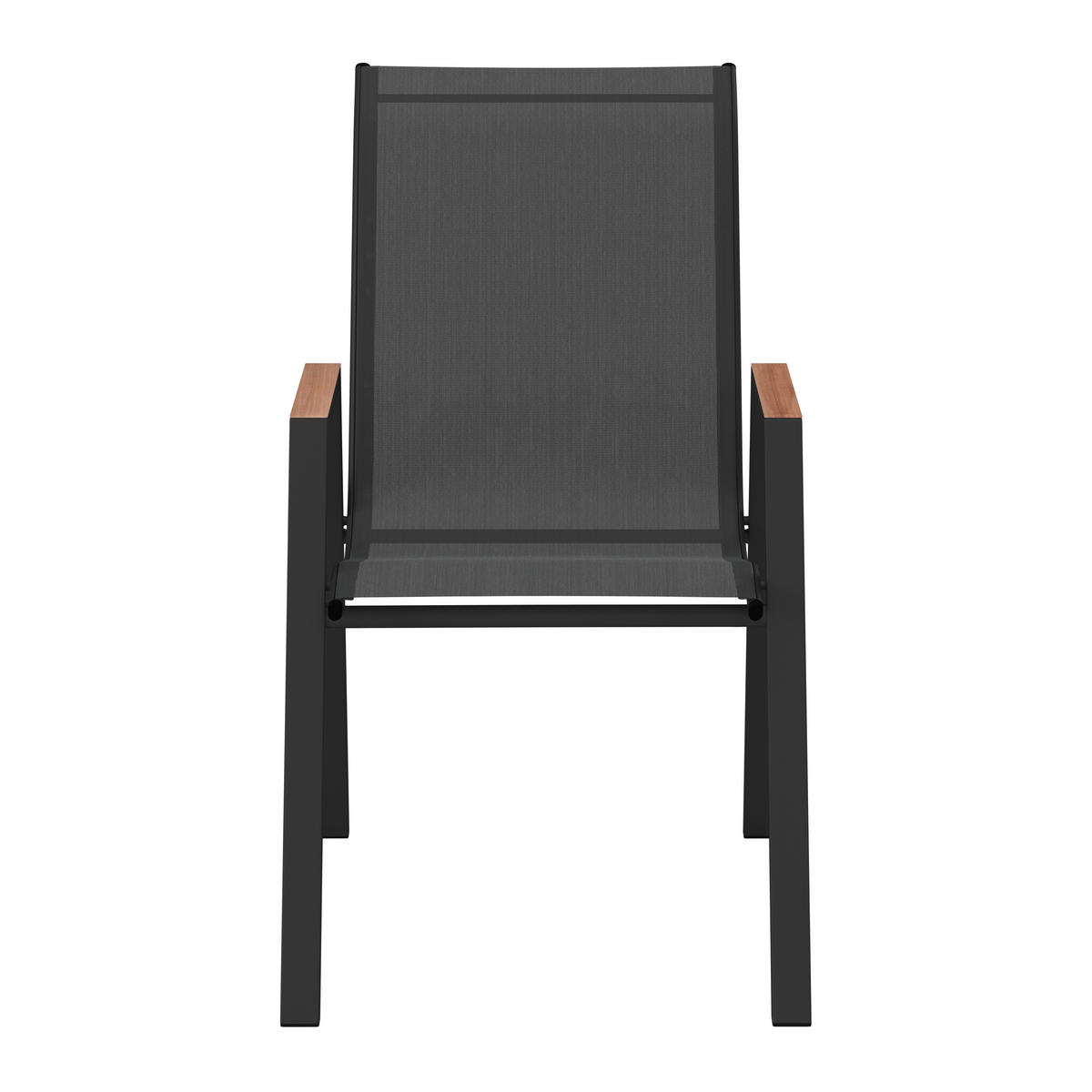 VRTNI SET   metal, staklo, tekstil  crna    - crna, Moderno, staklo/metal (54,5/150/91/72/74/85cm) - Luca Bessoni