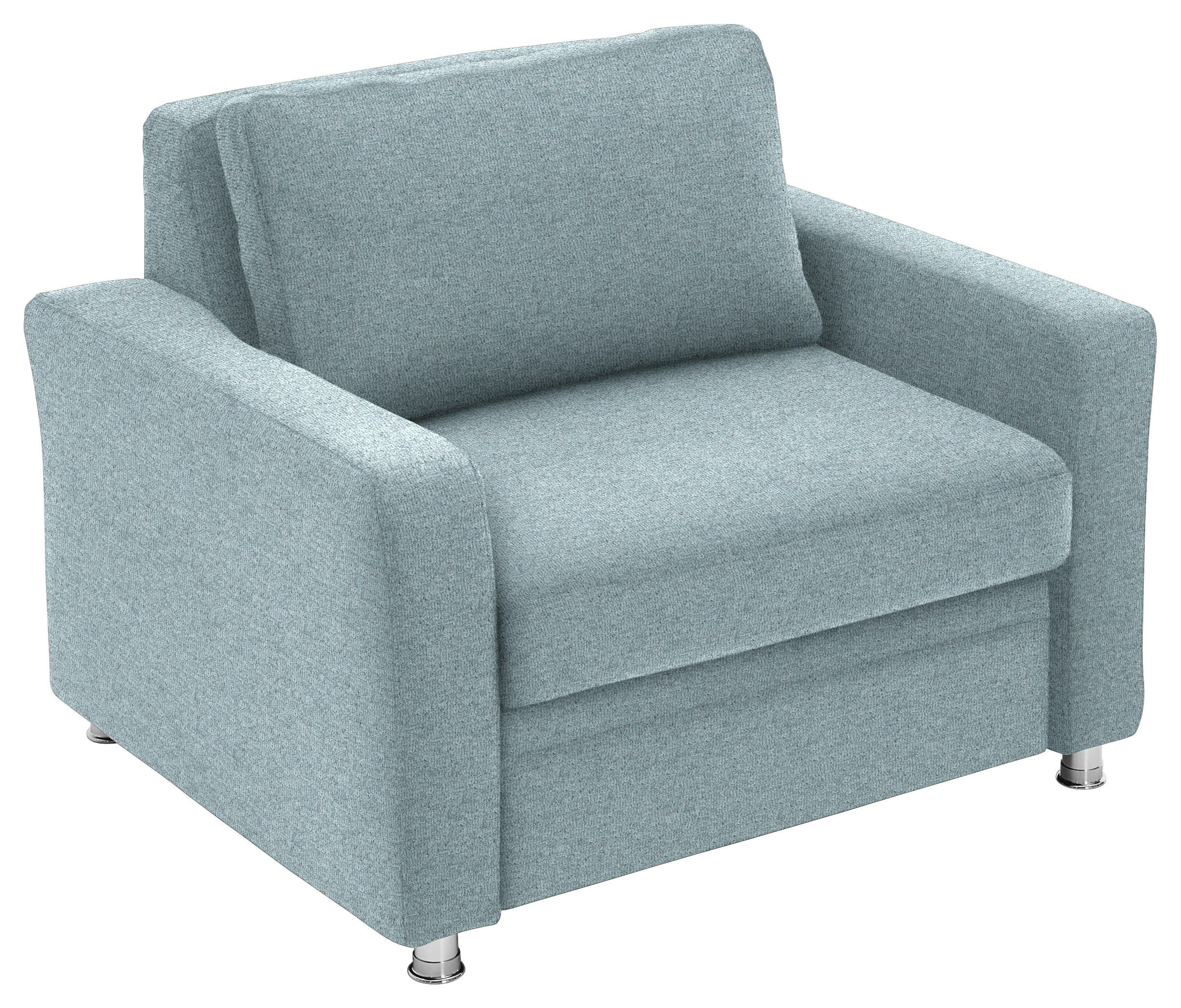 BÄDDFÅTÖLJ i flatväv turkos  - turkos, Klassisk, metall/textil (116/90/100cm) - Livetastic