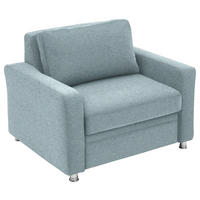 BÄDDFÅTÖLJ i flatväv turkos  - turkos, Klassisk, metall/textil (116/90/100cm) - Livetastic