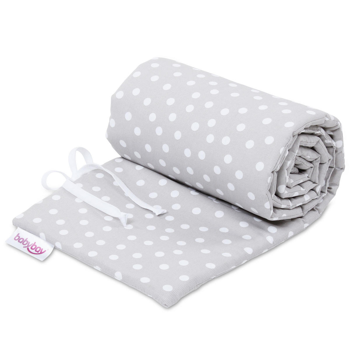 NESTCHEN Babybay    - Weiß/Grau, Basics, Textil (168/24/2cm) - Babybay