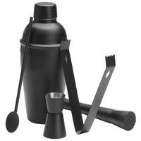 BARSKI SET - crna, Trendi, metal - Novel
