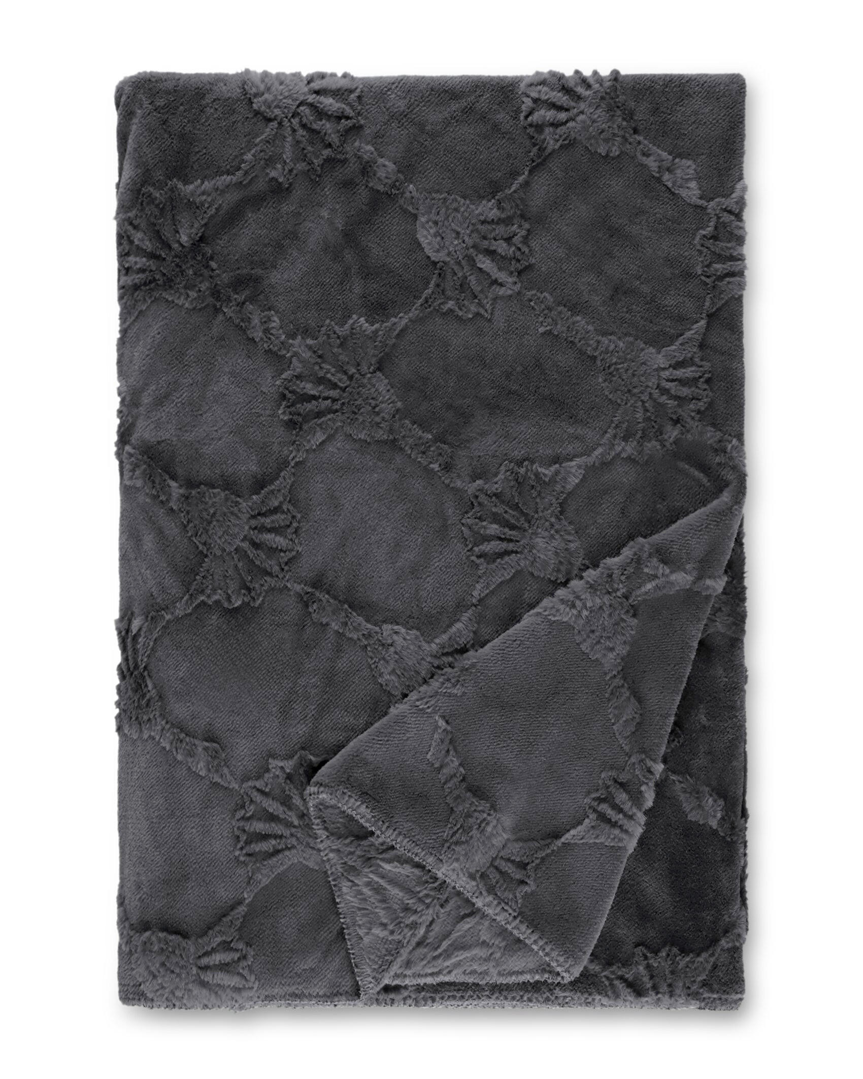 TAGESDECKE - Anthrazit, Design, Textil (200/240cm) - Joop!