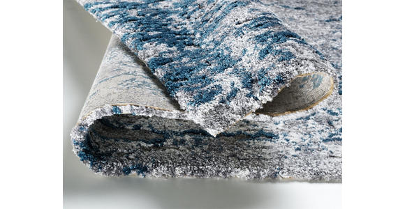 VINTAGE-TEPPICH 200/250 cm Timeline Quantum Grau, Petrol - Petrol/Grau, Design, Textil (200/250cm) - Novel