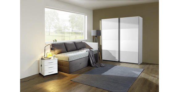 BOXSPRINGBETT 90/200 cm in Hellgrau, Dunkelgrau - Dunkelgrau/Hellgrau, KONVENTIONELL, Holz/Holzwerkstoff (90/200cm) - Xora