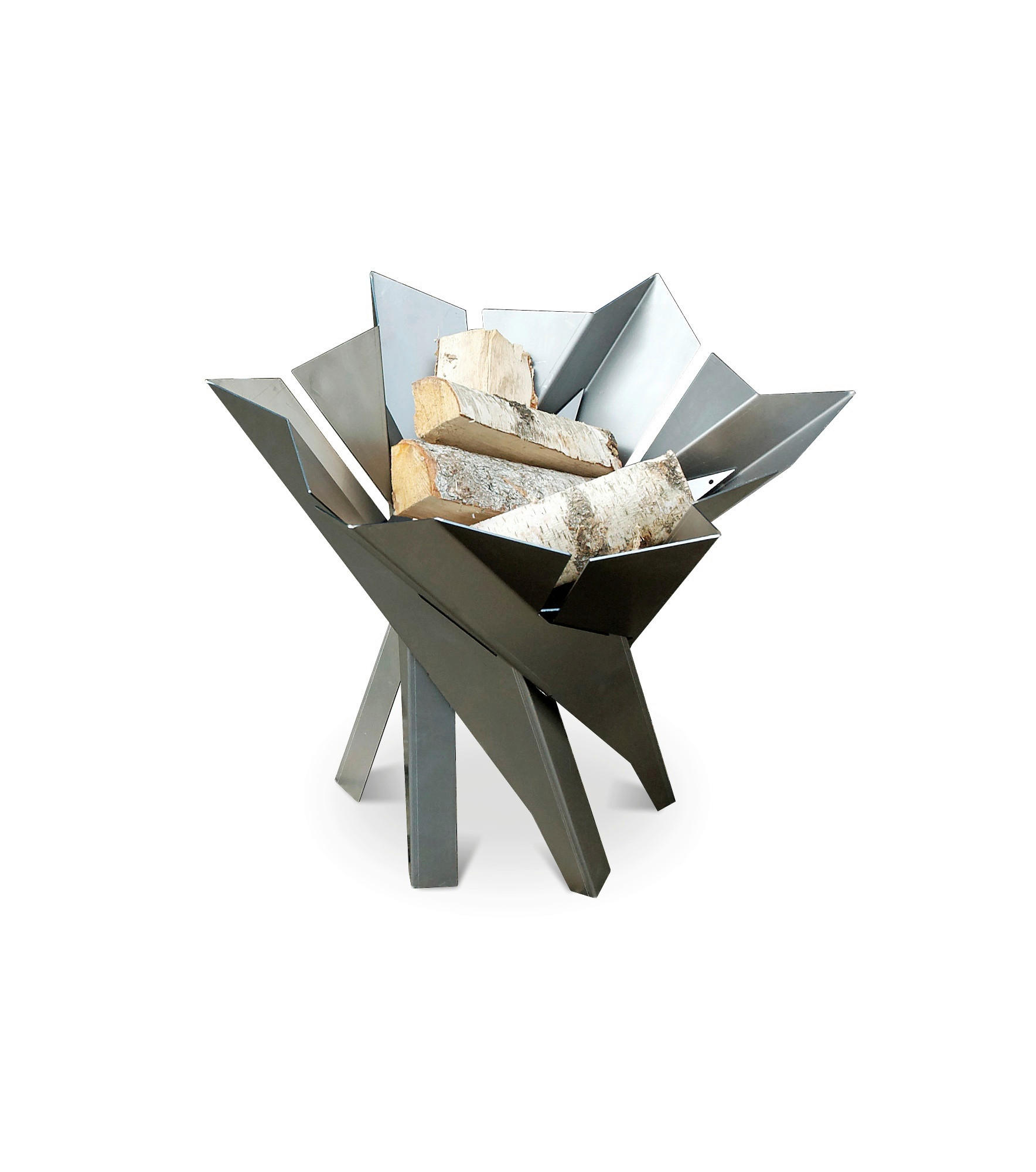 XXXLutz Feuerkorb Svenskav Phoenix XXL 2043 Edelstahl 65x56x65 cm