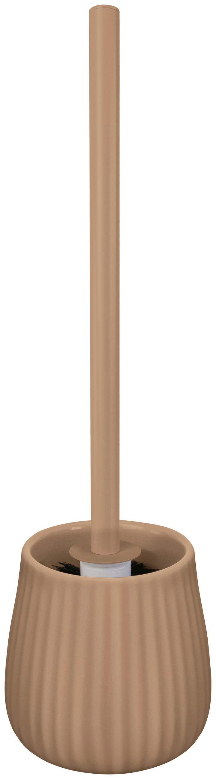 WC-BÜRSTENGARNITUR in Kunststoff  Kunststoff   - Beige, Basics, Kunststoff/Stein (11.2/42.5/11.2cm) - Kleine Wolke
