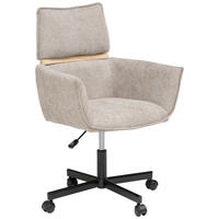 KANCELÁRSKE KRESLO, tkaná textília, tmavosivá - čierna/tmavosivá, Modern, kov/drevo (62/86/56cm) - MID.YOU