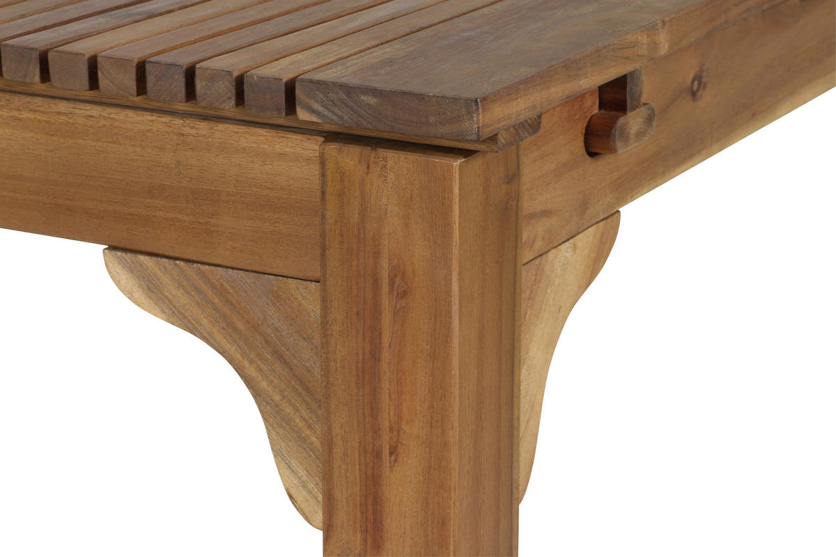 GARTENTISCH 150/100/74 cm Holz rechteckig  - Akaziefarben, KONVENTIONELL, Holz (150/100/74cm) - Siena Garden