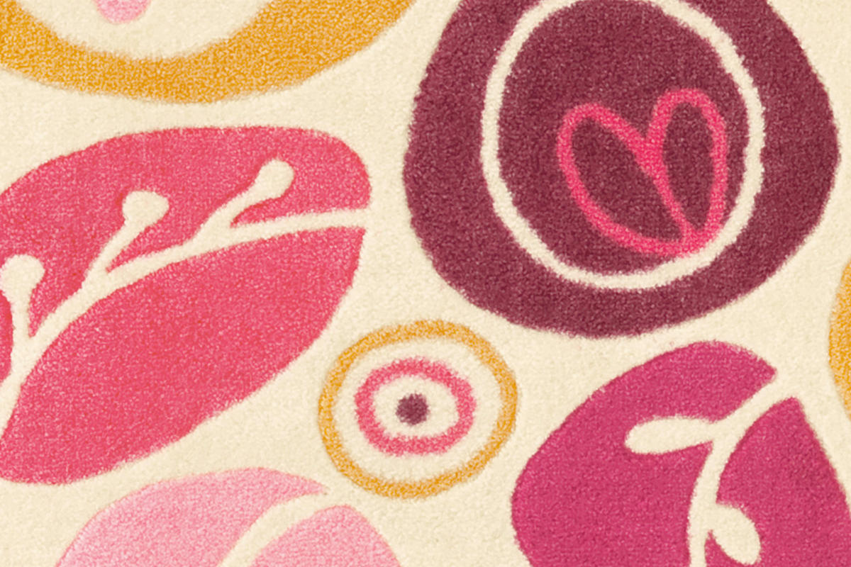 FUSSMATTE 64/168 cm  - Rot/Multicolor, Basics, Kunststoff/Textil (64/168cm) - Kayoom