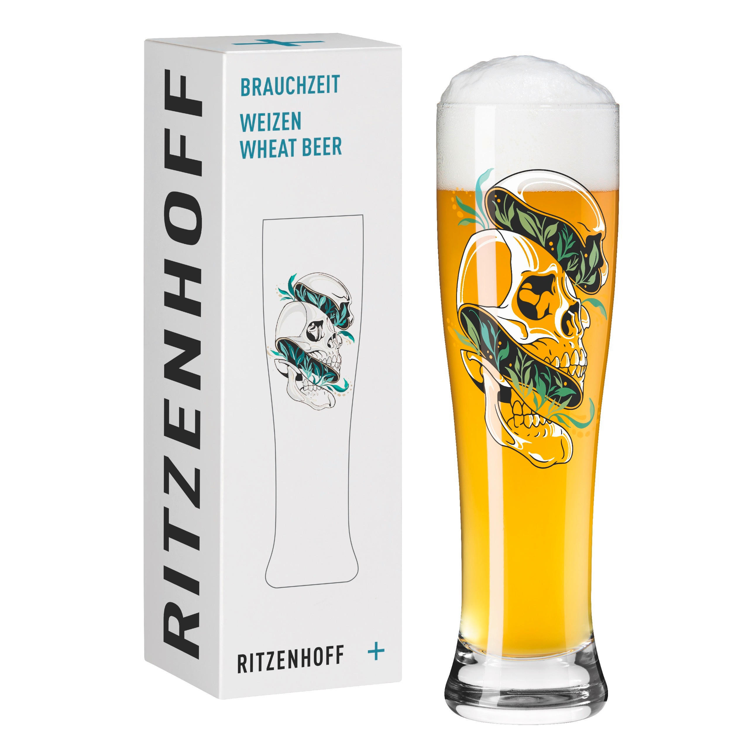 BIERGLAS 646 ml  - Türkis/Transparent, LIFESTYLE, Glas (7,5/25,4cm) - Ritzenhoff