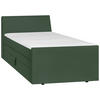 BOXSPRING-ÁGY 100/200 cm  zöld  - fekete/zöld, Modern, textil/fa (100/200cm) - MID.YOU