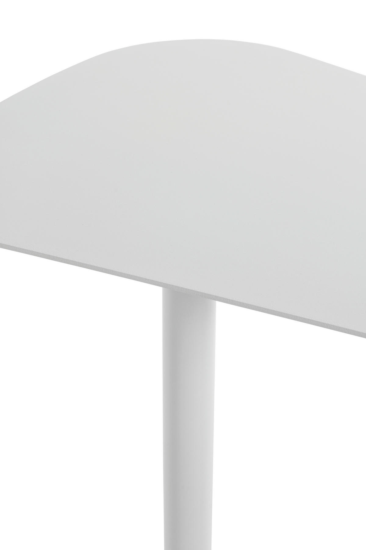 BEISTELLTISCH in Metall 53/38/60 cm  - Weiß, Trend, Metall (53/38/60cm)