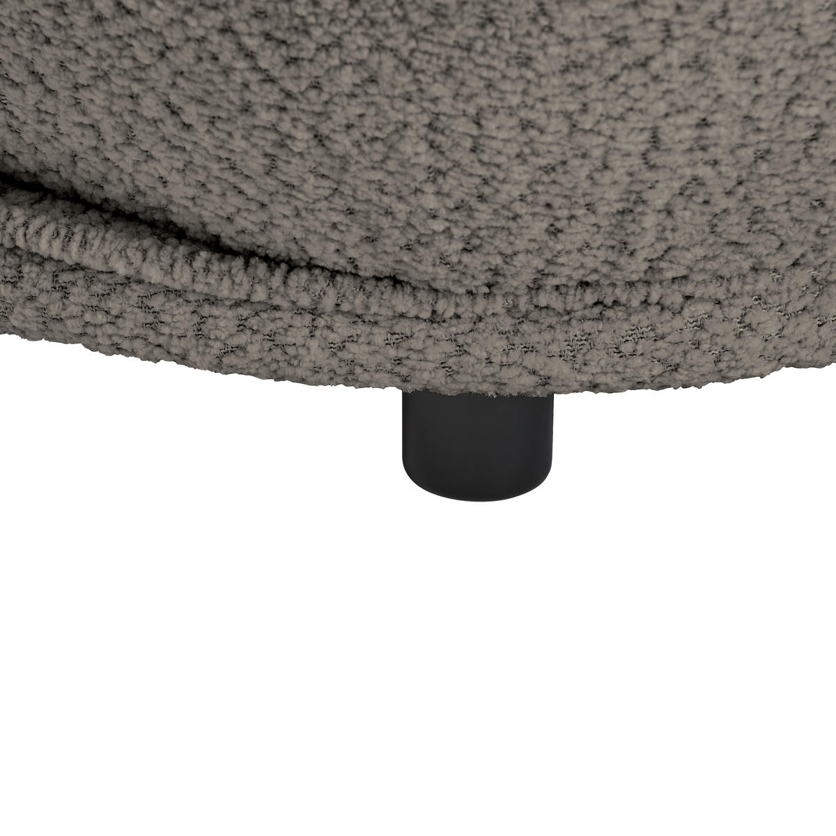 SESSEL in Bouclé Taupe  - Taupe, MODERN, Textil/Metall (76/83/74cm) - Livetastic