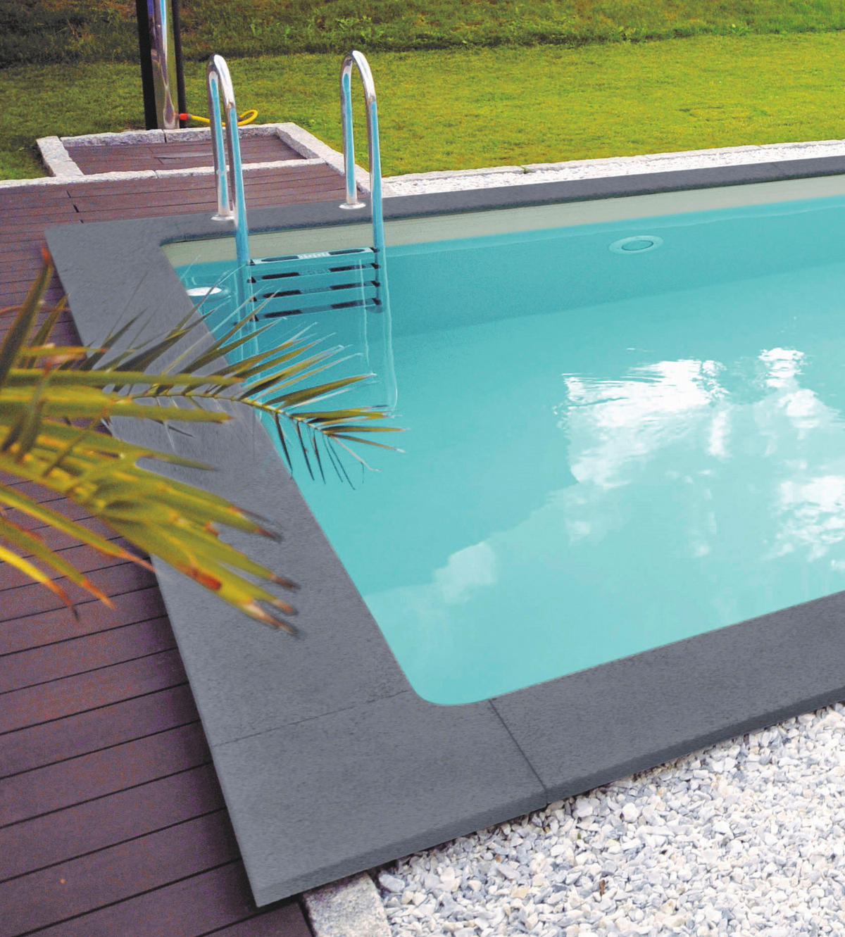 POOL-SET KWAD POOL PLUS GRAN CANARIA 50002 600/300/150 cm  - Blau, Basics, Kunststoff (600/300/150cm)