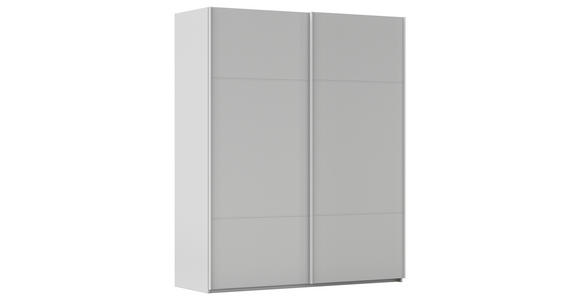 SCHWEBETÜRENSCHRANK 162/223/68 cm 2-türig Grau - Grau, KONVENTIONELL, Holzwerkstoff/Metall (162/223/68cm) - Novel