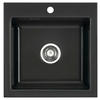 SPÜLE Mera 51 / 50010168  - Schwarz, Basics, Keramik (51/51/20cm) - Systemceram