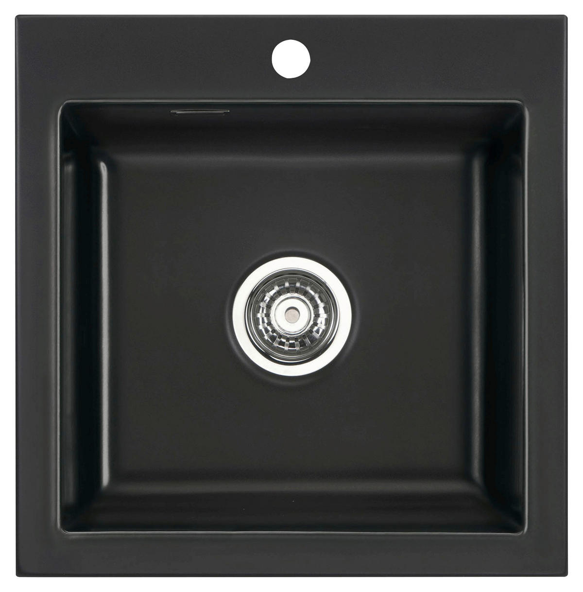 SPÜLE Mera 51 / 50010168  - Schwarz, Basics, Keramik (51/51/20cm) - Systemceram
