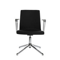 ARMLEHNSTUHL  in Aluminium  - Schwarz, Design, Metall (51/86-95/46cm) - Topstar