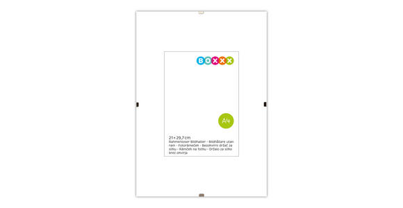 CLIPRAHMEN 30/21/1 cm - Klar, Basics, Glas (30/21/1cm) - Boxxx