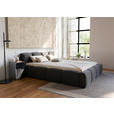 POLSTERBETT Lattenrost, Bettkasten Schwarz 140/200 cm  - Schwarz, Design, Holz/Textil (140/200cm) - Carryhome