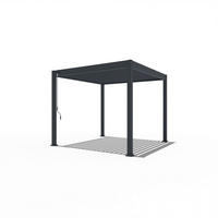 PERGOLA 300/300/255 cm   - Graphitfarben, Basics, Metall (300/300/255cm) - Gardenson