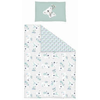 SET ZA KREVETAC  100/135 cm    - siva/zelena, Osnovno, tekstil (100/135cm) - Patinio