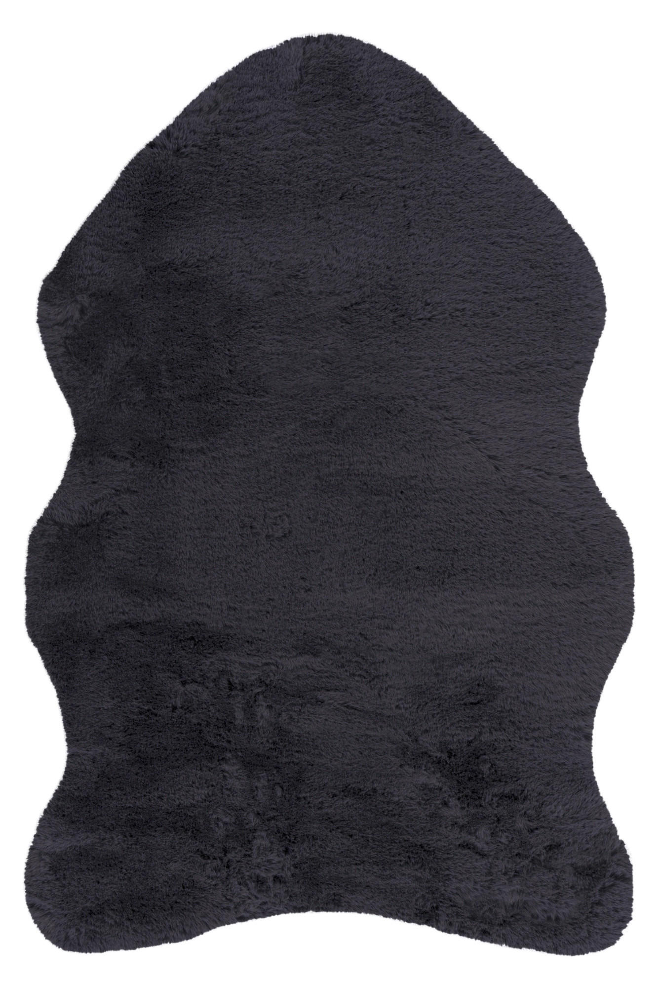 HOCHFLORTEPPICH 60/90 cm Anthrazit  - Anthrazit, Basics, Textil (60/90cm) - Kayoom