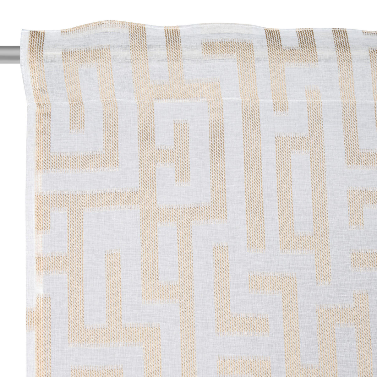 GARDINLÄNGD transparent  - beige, Klassisk, textil (135/245cm) - Esposa