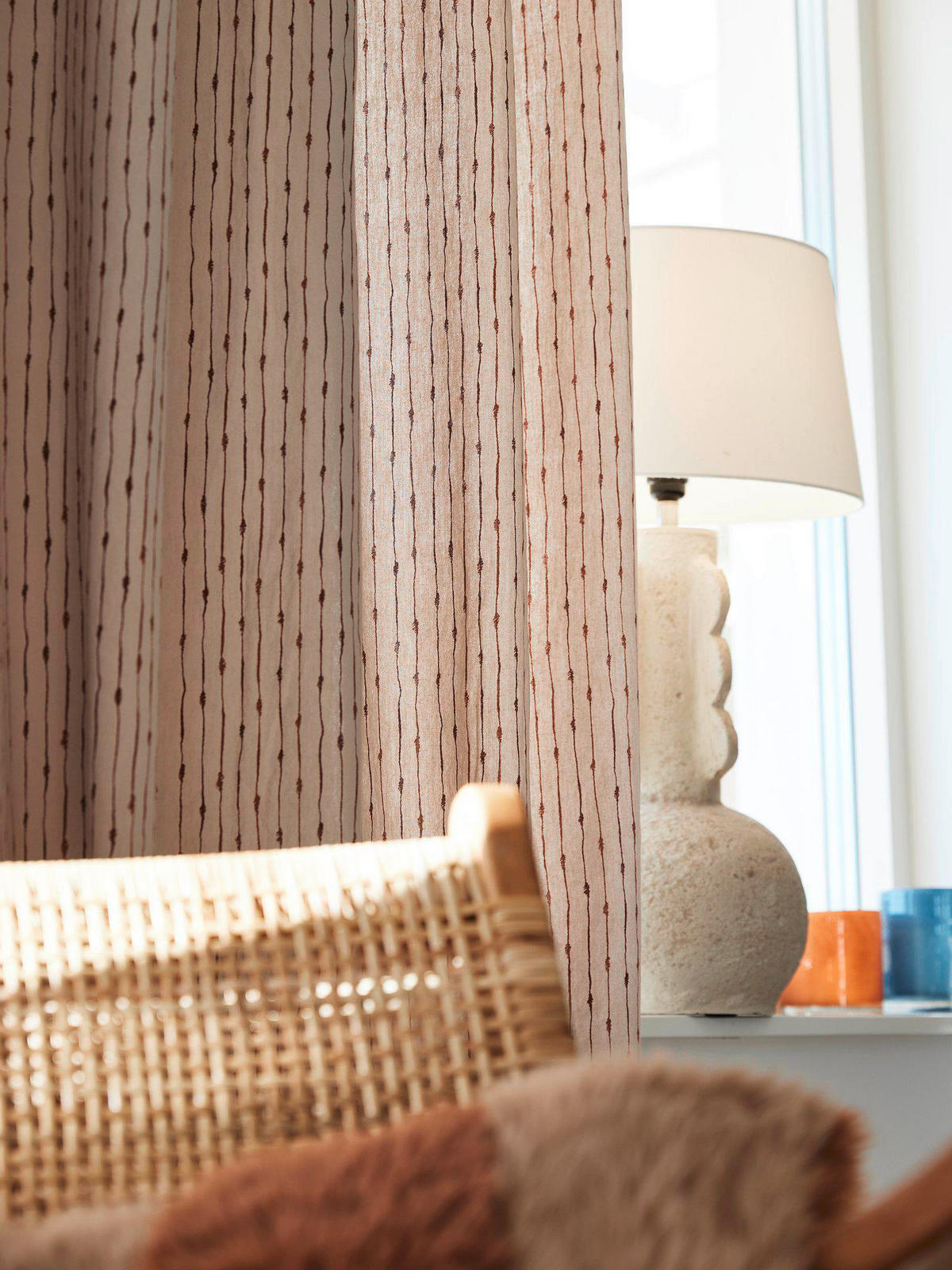 FERTIGVORHANG  - Braun, Design, Textil (140/280cm) - Svanefors