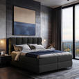 BOXSPRINGBETT 180/200 cm  in Schwarz  - Schwarz, Trend, Textil/Metall (180/200cm) - Esposa