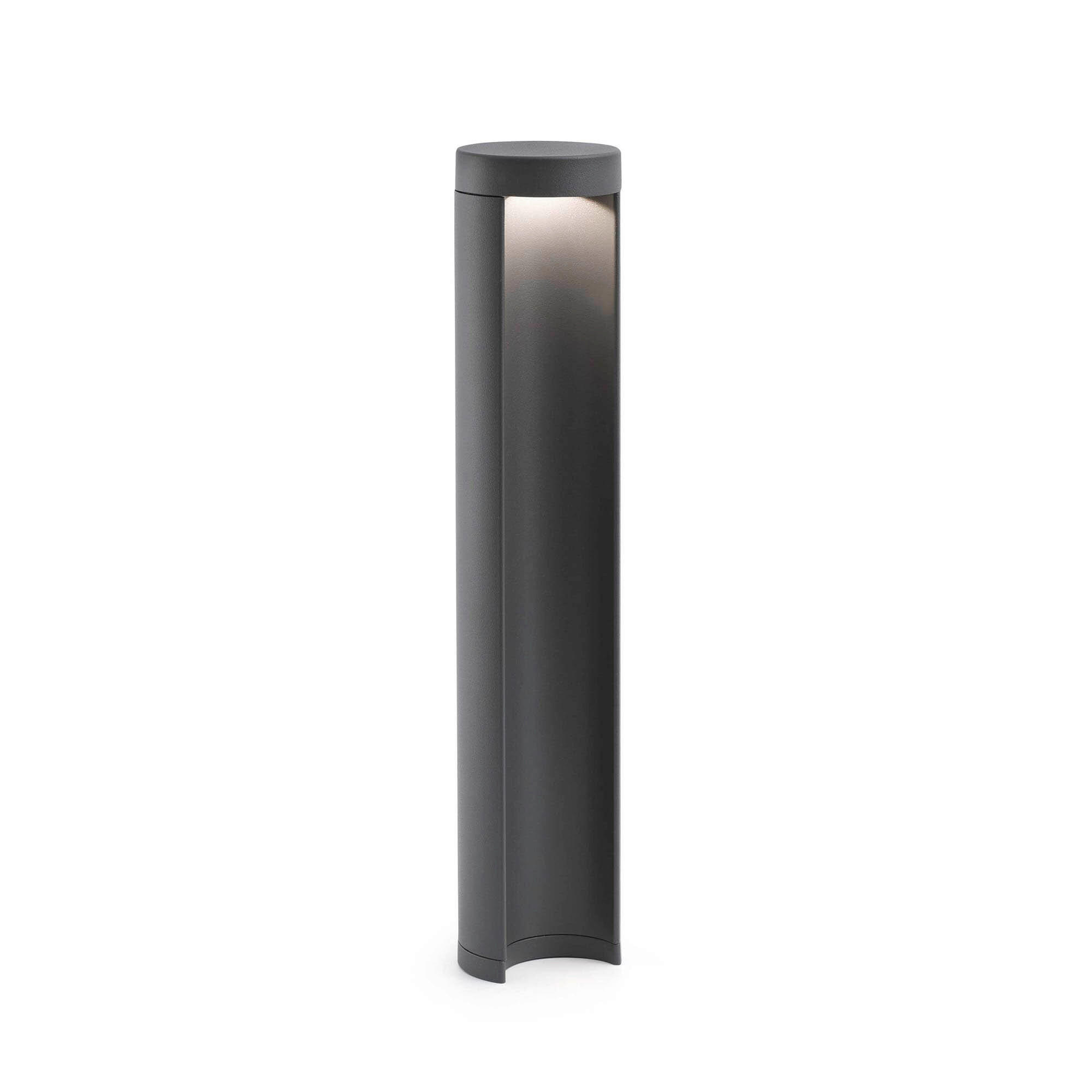 Faro Barcelona Pollerleuchte Dunkelgrau 9x45x9 cm