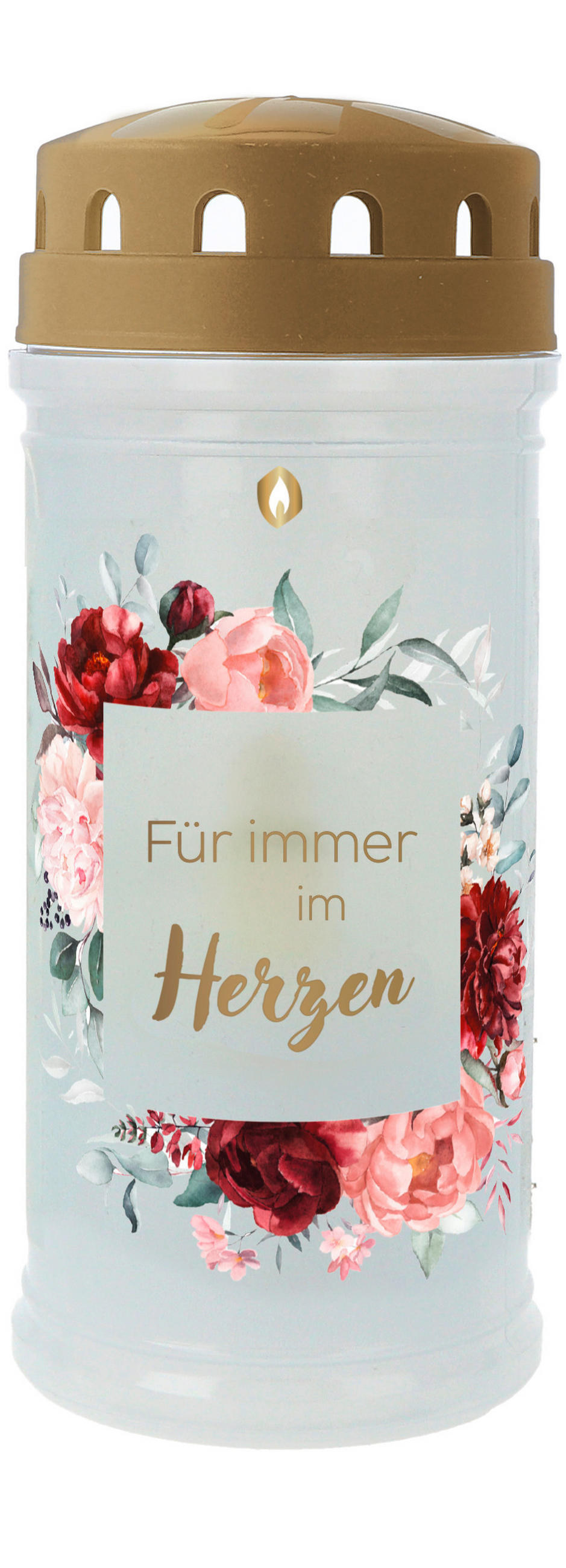 KERZE MIT LED  - Multicolor, Basics, Kunststoff (7,5/7,5/17,5cm)