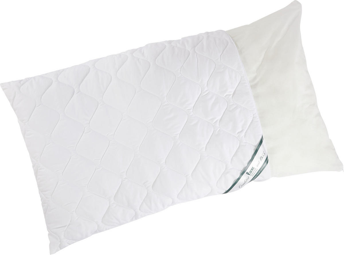 KOPFPOLSTER 70/90 cm   - Weiß, KONVENTIONELL, Textil (70/90cm) - FAN