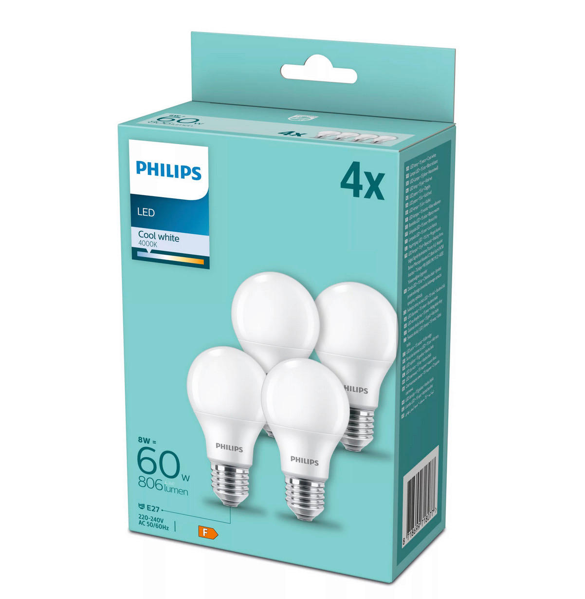 LED ŽARULJA  - prozirno, Basics, plastika (6/10,8cm) - Philips