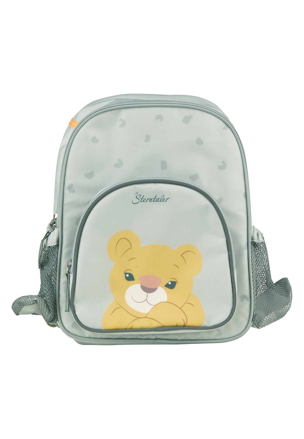 KINDERRUCKSACK Löwe Leo  - Mintgrau, Basics, Textil (30/24/10cm) - Sterntaler