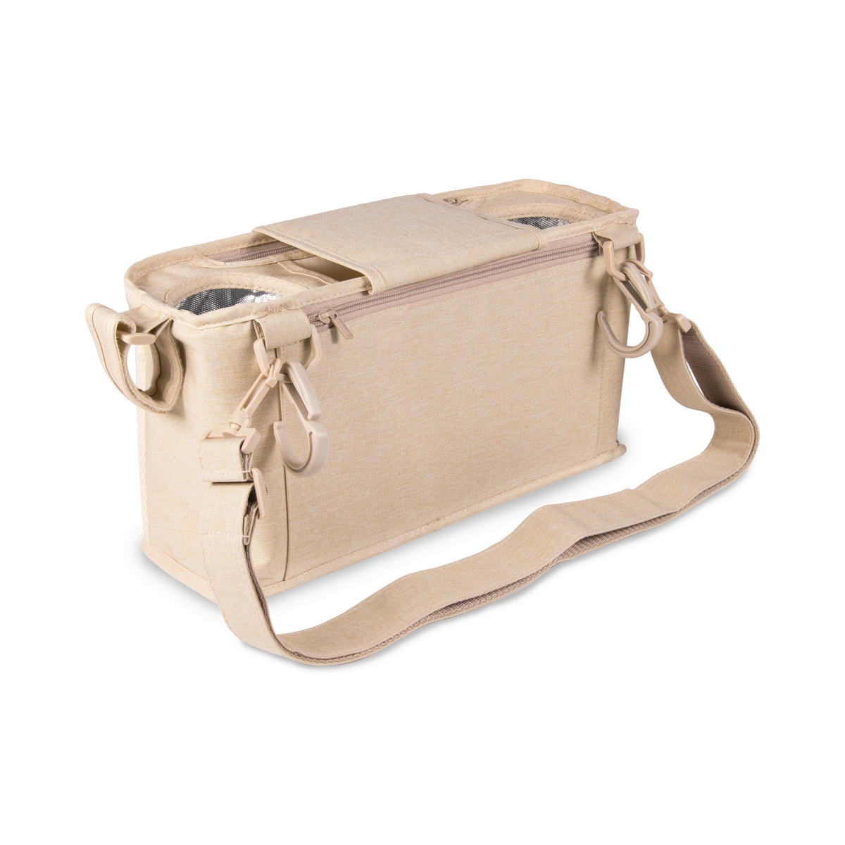BUGGY-ORGANIZER Parent Console  - Beige, Basics, Textil (38,1/12,44/19,3cm) - WONDERFOLD