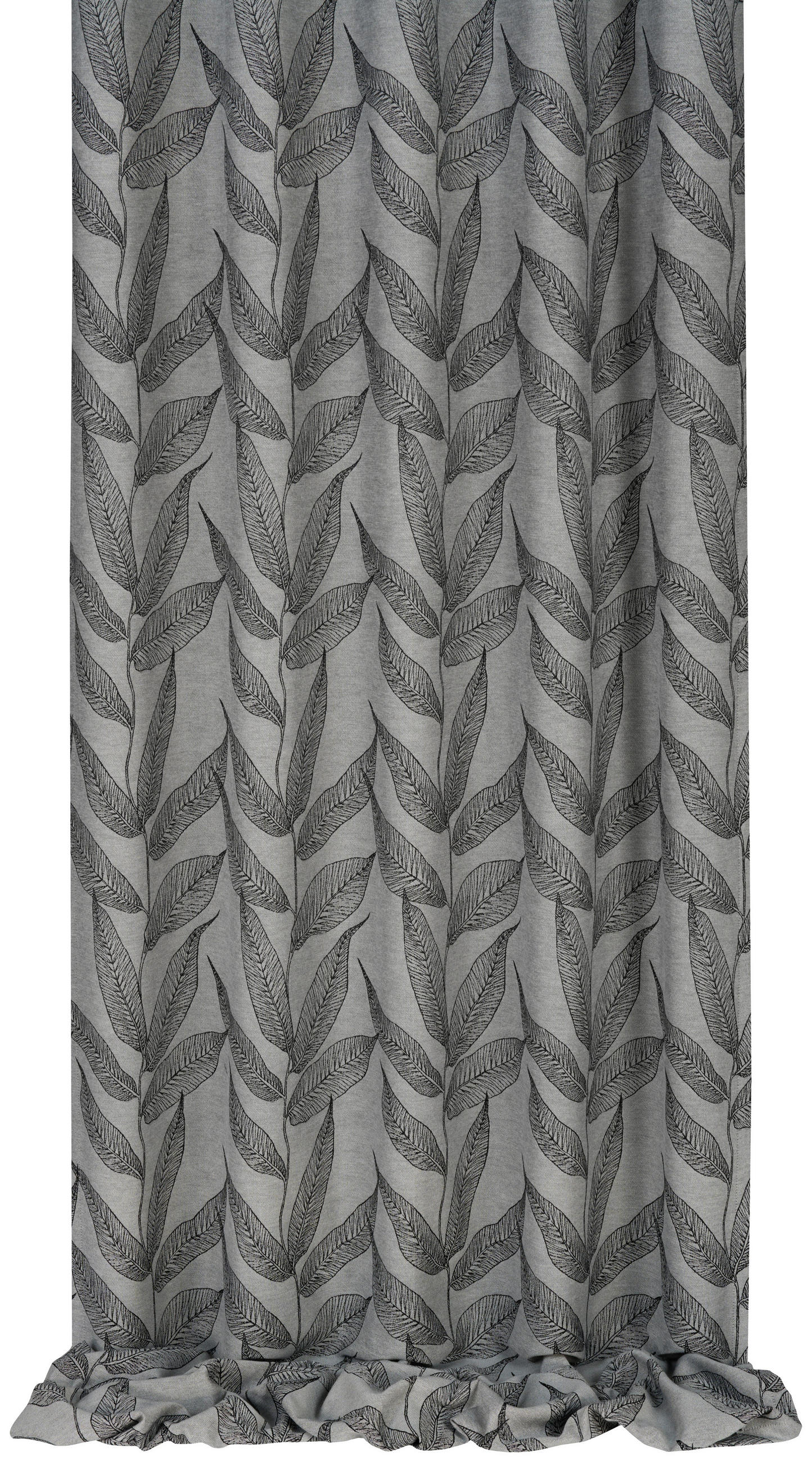 DEKOSTOFF per lfm blickdicht  - Schwarz, Design, Kunststoff/Textil (135cm) - Esposa